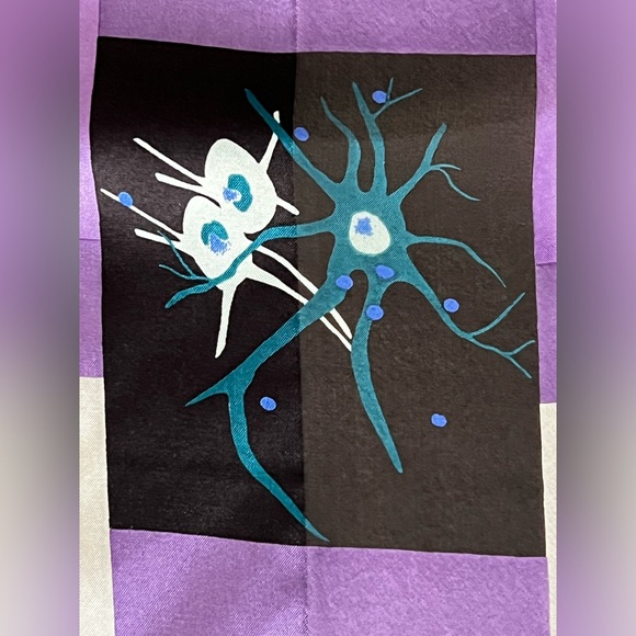 🔬Cellular Biology / Biologist 100% Silk Oblong Scarf | Cells | Cell Structure - Picture 9 of 17